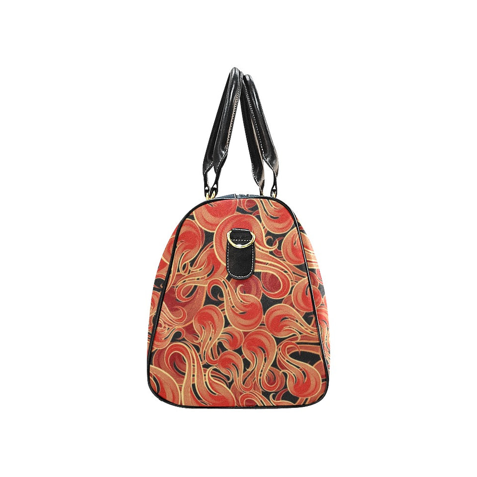 Fire flame pattern Travel Bag