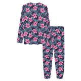Hibiscus Pattern Print Design 05 Women's All Over Print Pajama Set