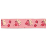 Cake cherry pattern Table Runner