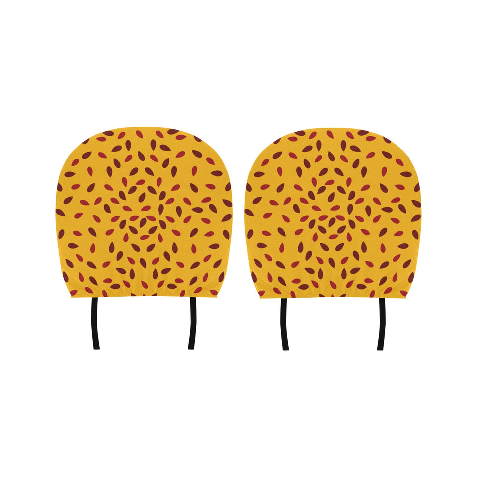 Passion fruit texture Car Headrest Cover