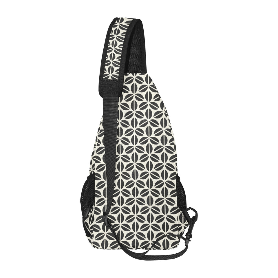 Coffee bean abstract modern pattern All Over Print Chest Bag