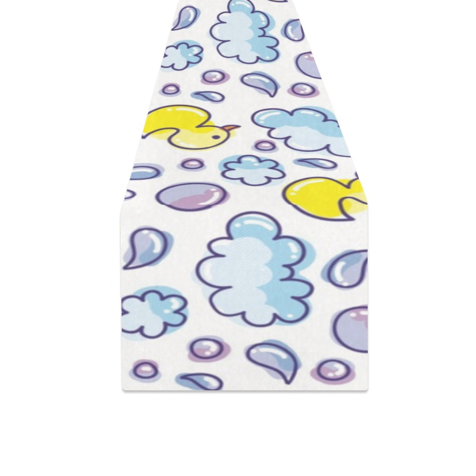 Duck Pattern Print Design 01 Table Runner
