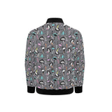 Ostrich Pattern Print Design 01 Kids' Boys' Girls' Bomber Jacket