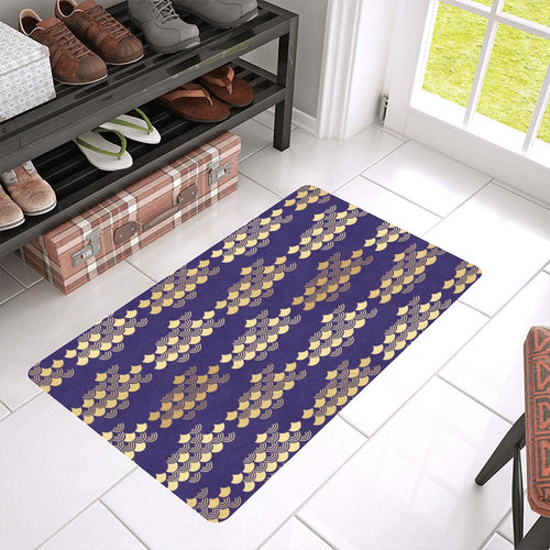 Beautiful japanese fan pattern Doormat