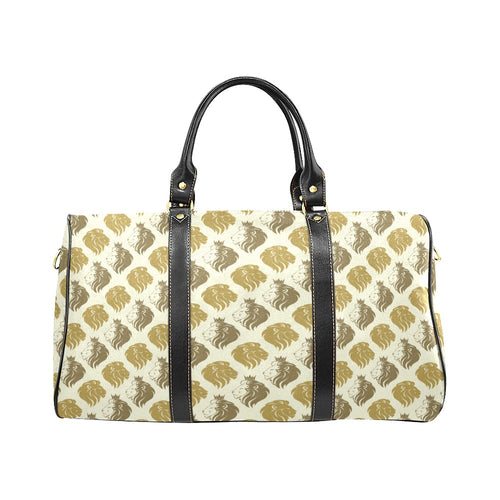 Lion Pattern Print Design 02 Travel Bag