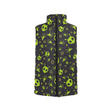 Alien Pattern Print Design 02 Men's Padded Vest