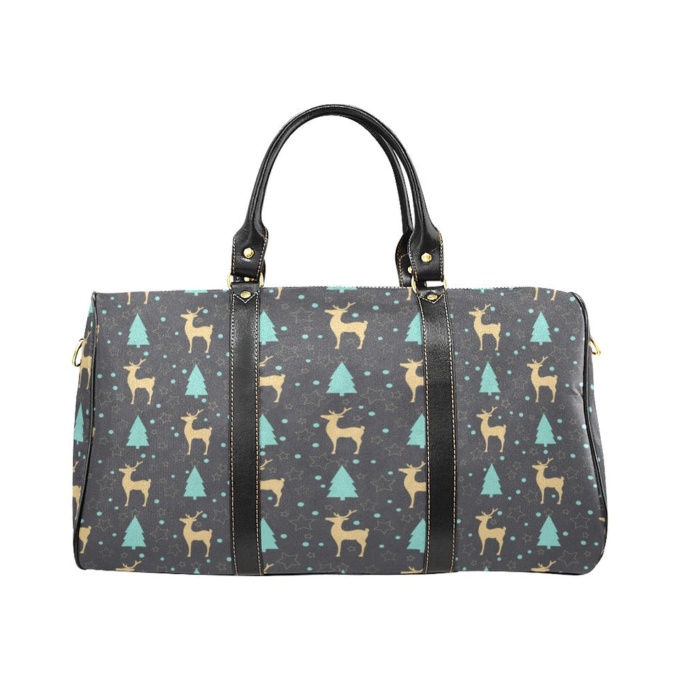 Deers star tree pattern Travel Bag
