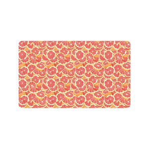 Tropical grapefruit pattern Doormat