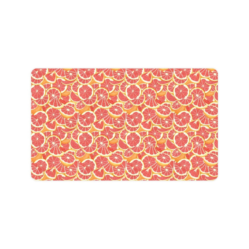 Tropical grapefruit pattern Doormat