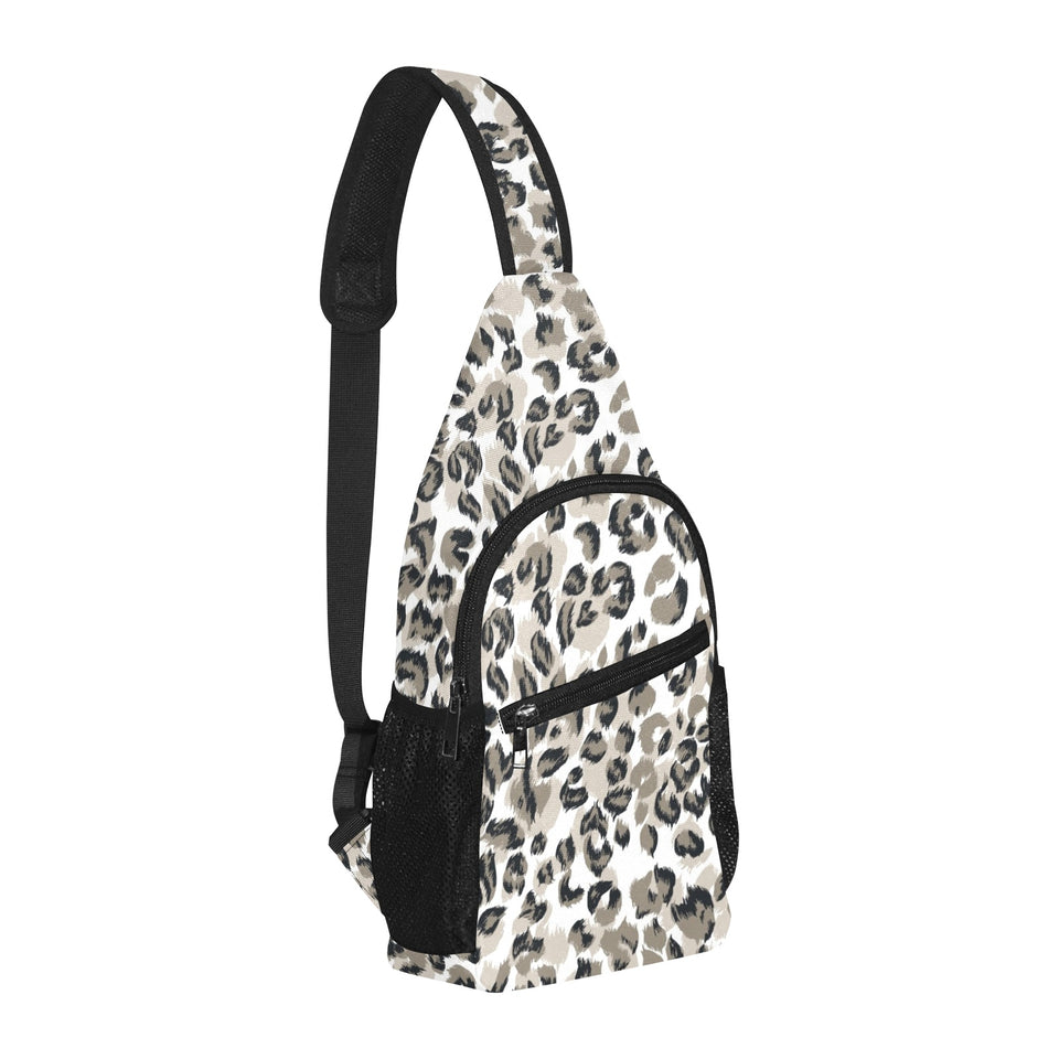 Leopard skin print pattern All Over Print Chest Bag