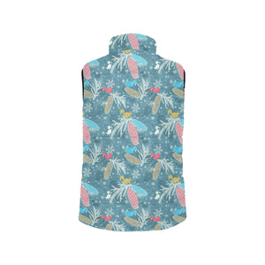 Squirrel Pattern Print Design 01 Women's Padded Vest