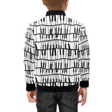 Piano Pattern Print Design 03 Kids' Boys' Girls' Bomber Jacket