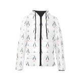Penguin pattern Women's Padded Hooded Jacket