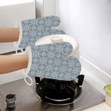 Traditional indian element pattern Heat Resistant Oven Mitts