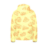Cheese design pattern Kids' Boys' Girls' Padded Hooded Jacket