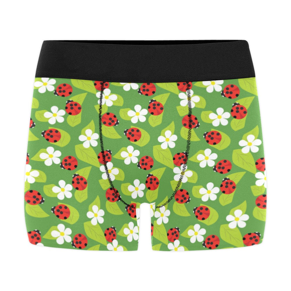 Ladybug Pattern Print Design 01 Men's All Over Print Boxer Briefs Men's Underwear