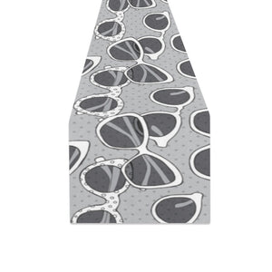 Sun Glasses Pattern Print Design 04 Table Runner