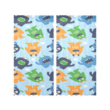 Alien Pattern Print Design 04 Gauze Curtain