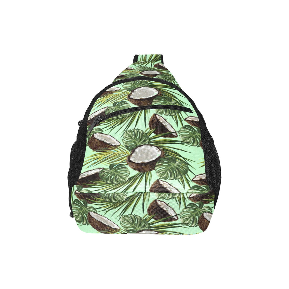 Coconut Pattern Print Design 02 All Over Print Chest Bag