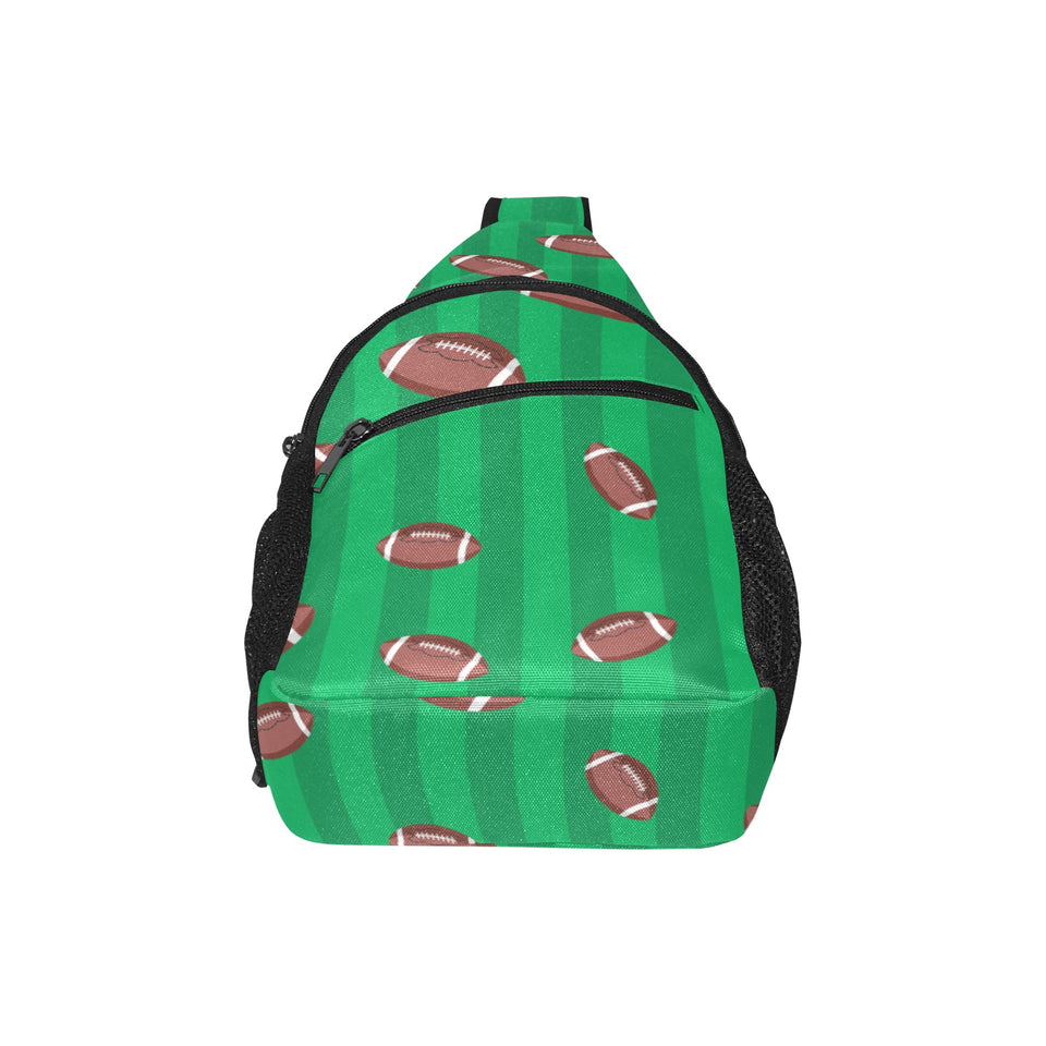 American football ball field background All Over Print Chest Bag