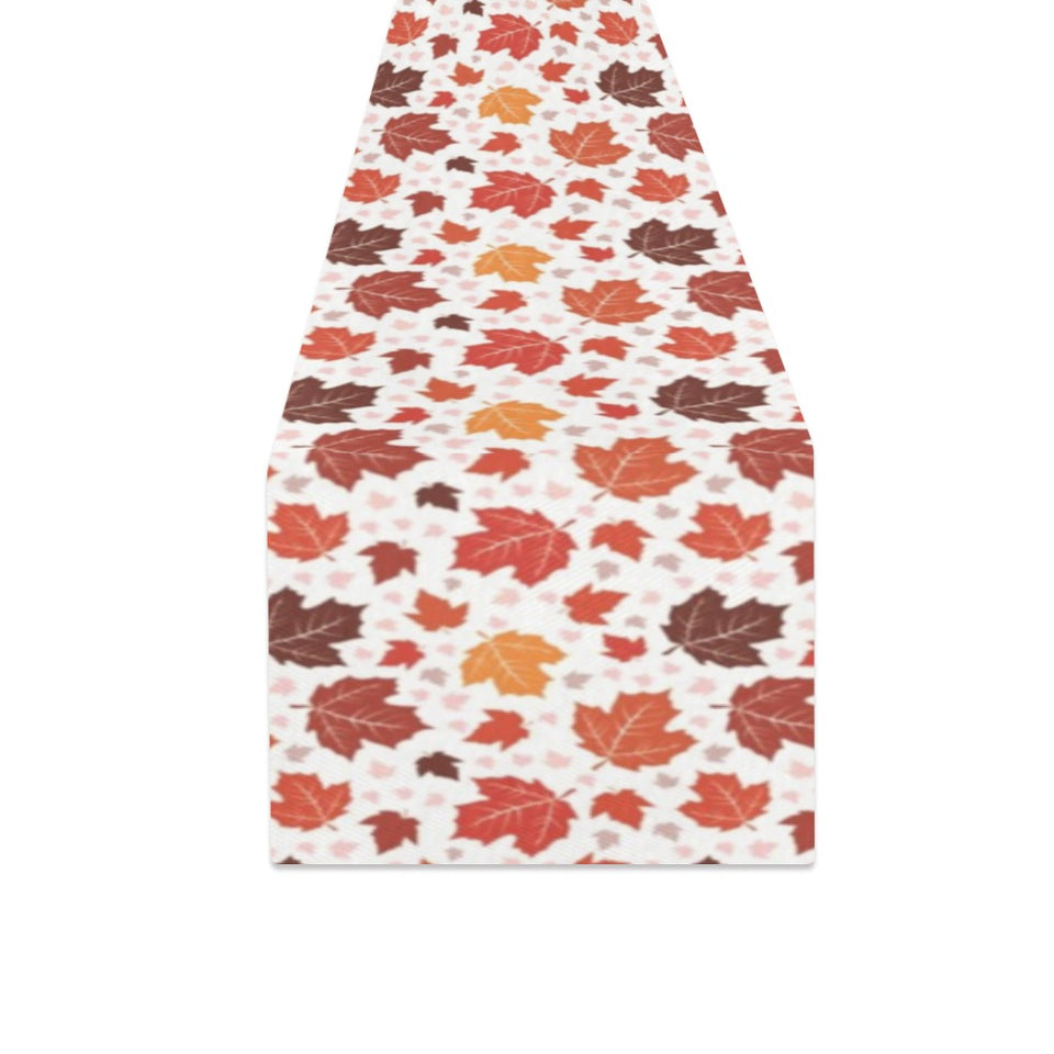 Colorful Maple Leaf pattern Table Runner