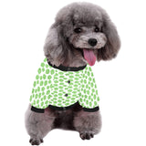 Hop pattern background All Over Print Pet Dog Round Neck Fuzzy Shirt
