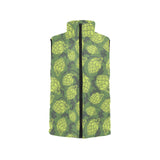 Hop pattern Hop cone background Men's Padded Vest