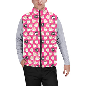 Guinea Pig Pattern Print Design 01 Men's Padded Vest