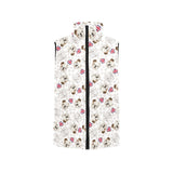 English Bulldog Pattern Print Design 01 Men's Padded Vest