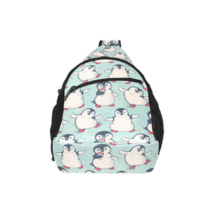 Cute Penguin pattern All Over Print Chest Bag