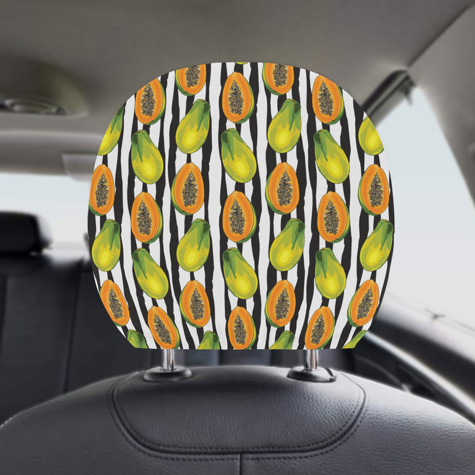papaya design pattern Car Headrest Cover