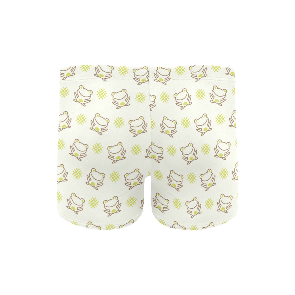 Cute cartoon frog baby pattern Men's Swimming Trunks