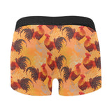 red rooster chicken cock pattern Men's All Over Print Boxer Briefs Men's Underwear