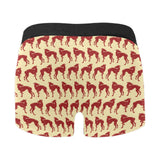 Greyhound Pattern Print Design 04 Men's All Over Print Boxer Briefs Men's Underwear