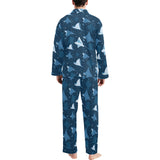Stingray Pattern Print Design 04 Men's Long Pajama Set