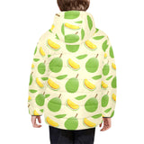 Durian pattern Kids' Boys' Girls' Padded Hooded Jacket