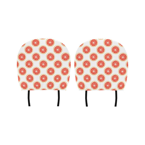 Grapefruit pattern Car Headrest Cover