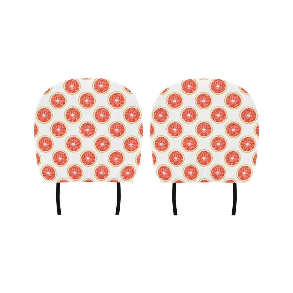 Grapefruit pattern Car Headrest Cover