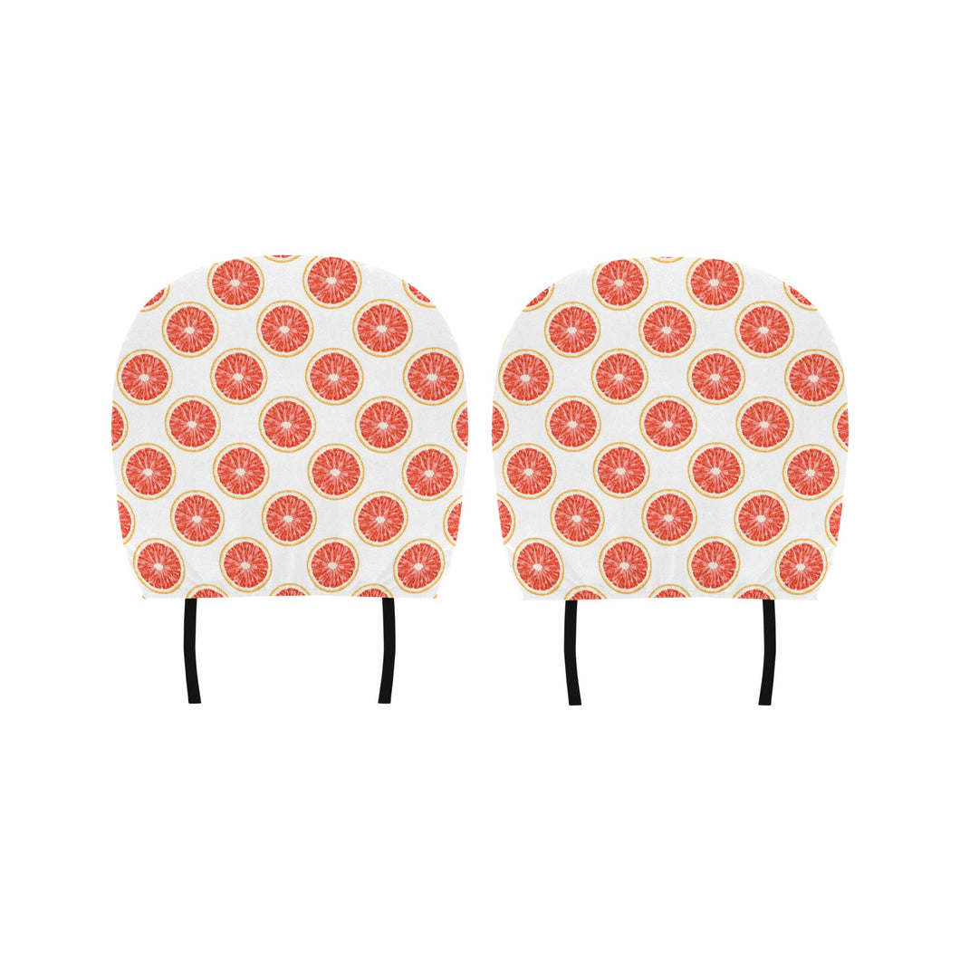 Grapefruit pattern Car Headrest Cover