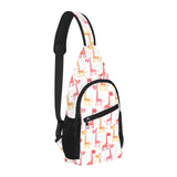 Giraffe Pattern Print Design 03 All Over Print Chest Bag