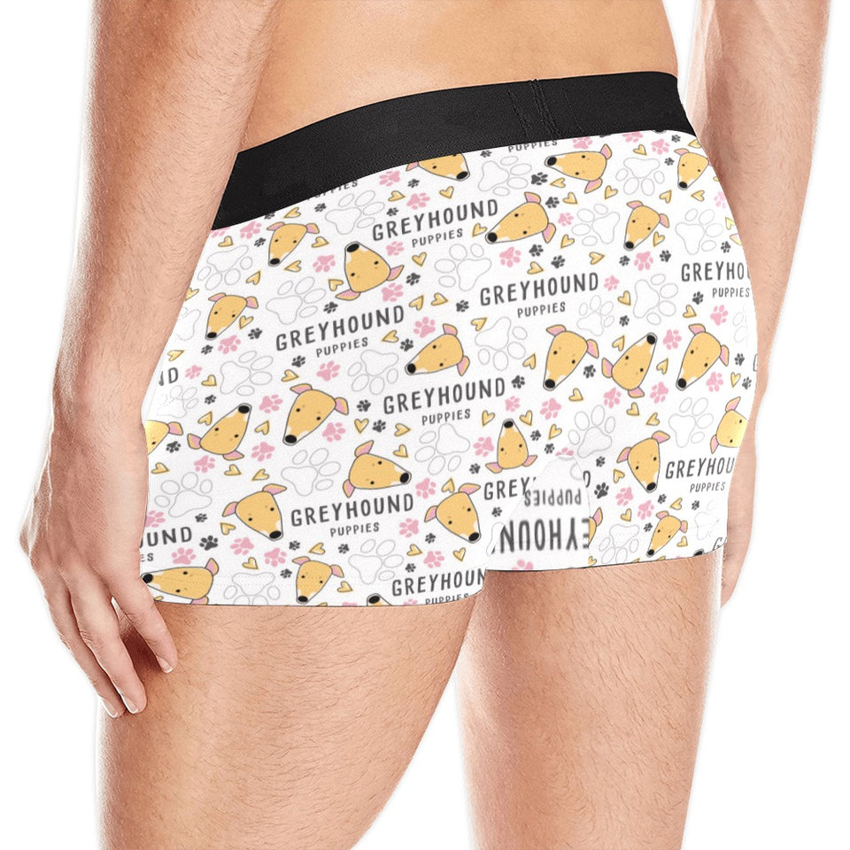 Greyhound Pattern Print Design 03 Men's All Over Print Boxer Briefs Men's Underwear