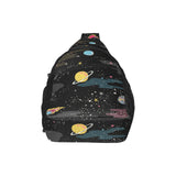 space pattern All Over Print Chest Bag