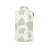 Ginkgo leaves pattern Women's Padded Vest
