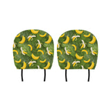 Banana Palm Leaves pattern Car Headrest Cover