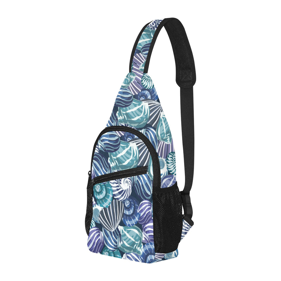 Shell design pattern All Over Print Chest Bag