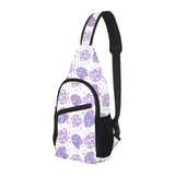 Hedgehog Pattern Print Design 05 All Over Print Chest Bag