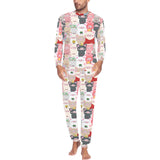 Pig Pattern Print Design 02 Men's All Over Print Pajama