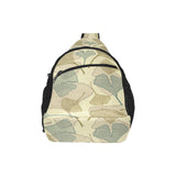 Ginkgo leaves design pattern All Over Print Chest Bag
