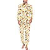 Pancake Pattern Print Design 02 Men's All Over Print Pajama
