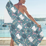 Cute rabbit pattern Beach Towel